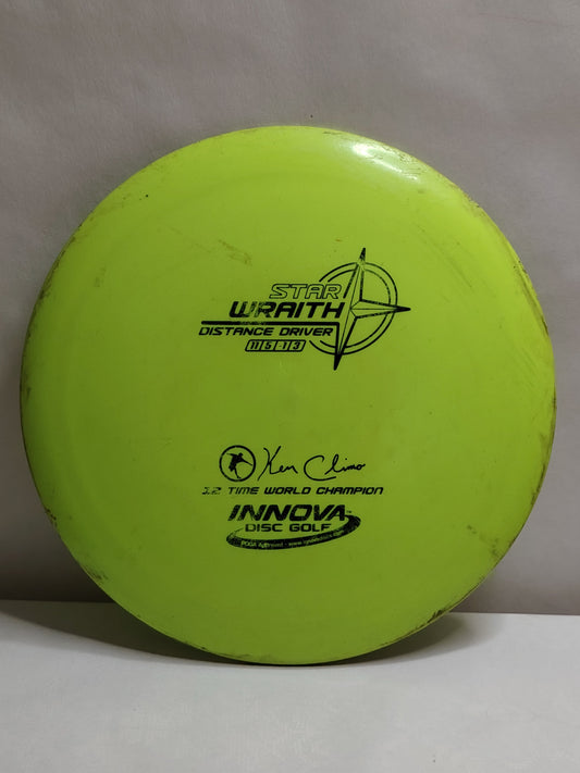 Innova Star Wraith – Ken Climo – Keltainen, 173–175 g, Kunto: B