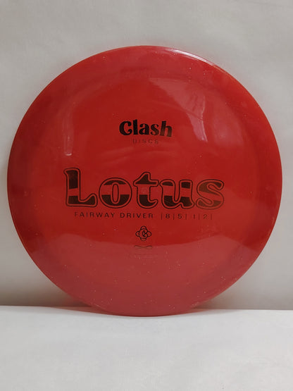 Clash Discs Steady Lotus Metal Flake – Punainen, noin 173 g, Kunto: B+