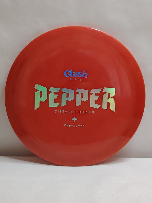 Clash Discs Steady Pepper Prototype – Punainen, noin 173 g, Kunto: A
