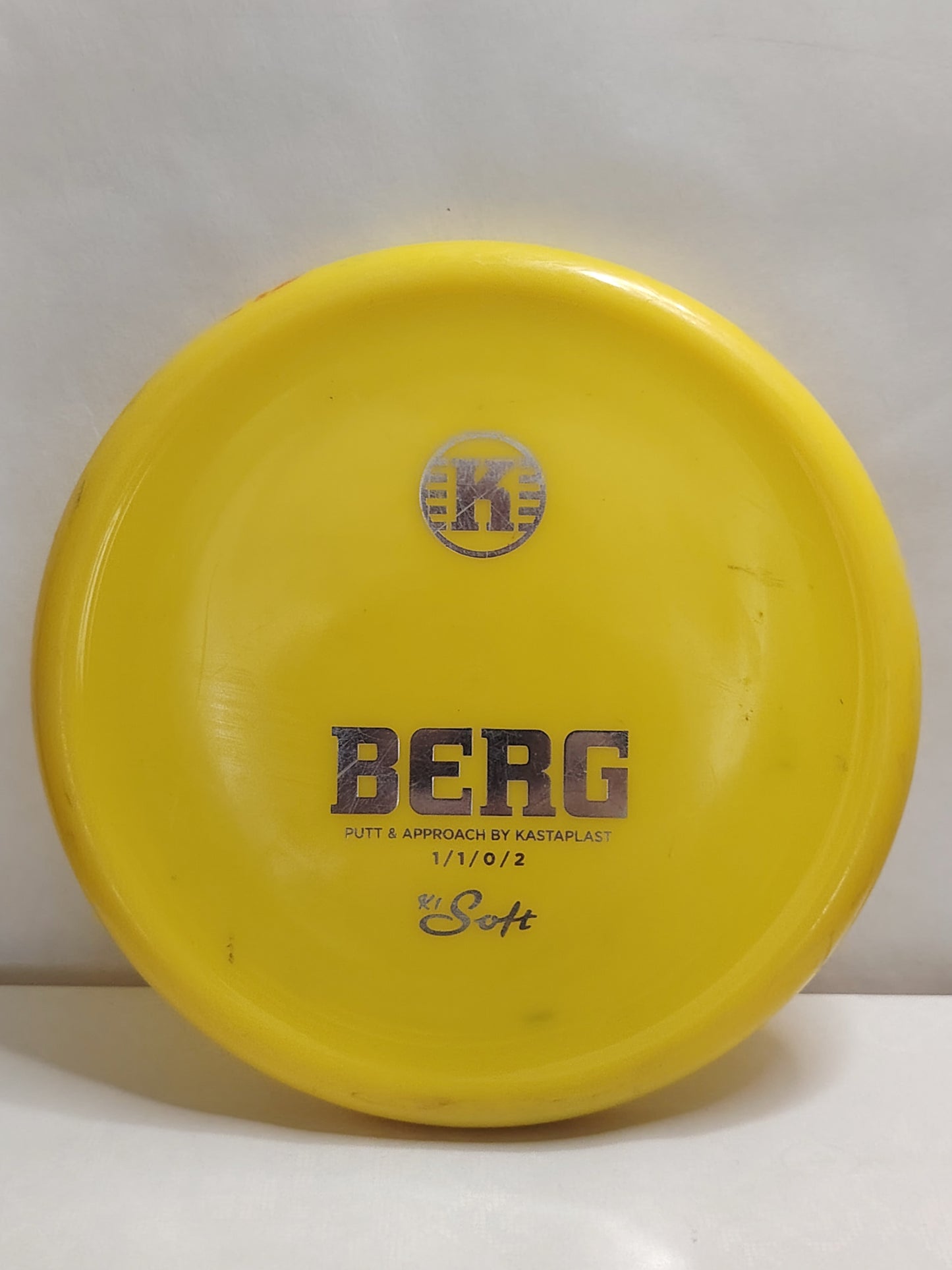 Kastaplast K1 Soft Berg – Keltainen, noin 173 g, Kunto: B