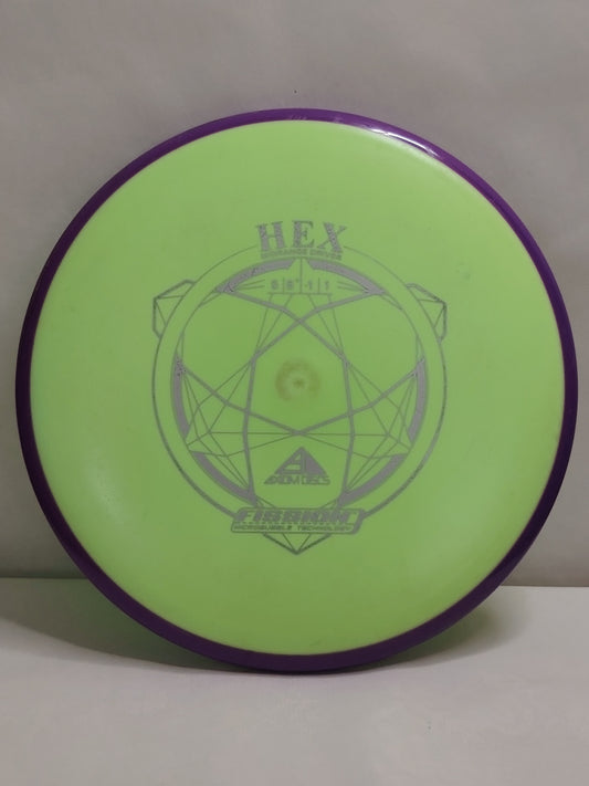 Axiom Discs Fission Hex – Vihreä/Liila, 160 g, Kunto: B+