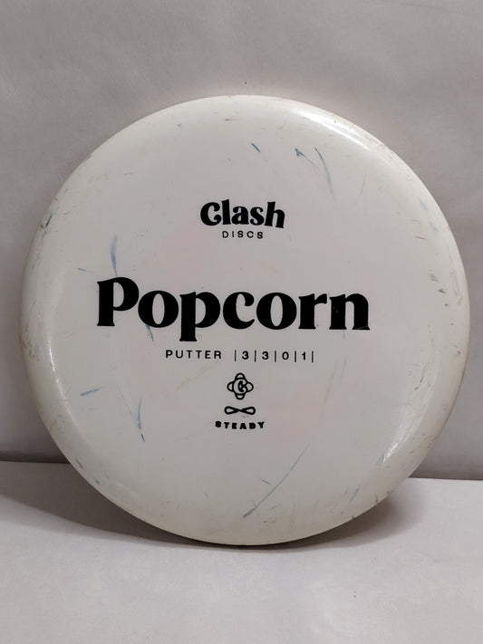 Clash Discs Popcorn Steady – Valkoinen, noin 173 g, Kunto: B