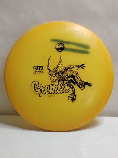 Discmania S-Line Gremlin GM – Keltainen, noin 173 g, Kunto: B
