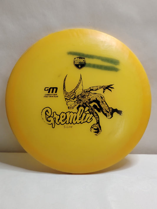 Discmania S-Line Gremlin GM – Keltainen, noin 173 g, Kunto: B