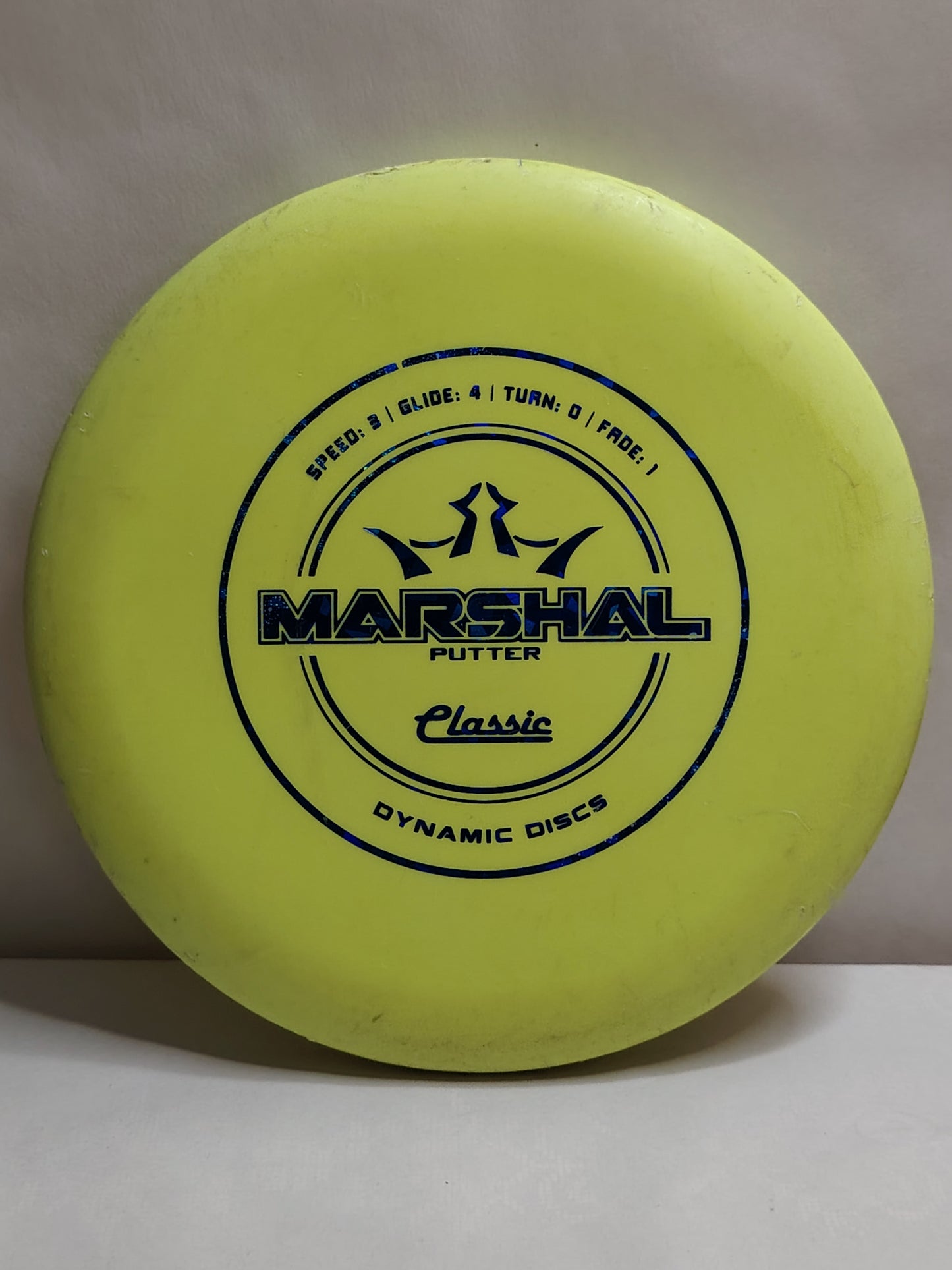 Dynamic Discs Classic Marshal – Keltainen, 173 g, Kunto: B