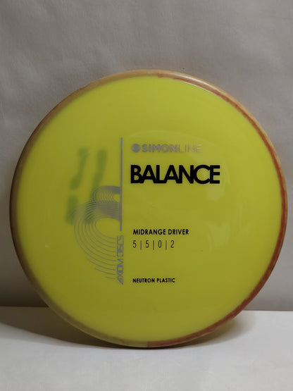 Axiom Discs Neutron Balance – Simon Line – Keltainen, 176 g, Kunto: A-