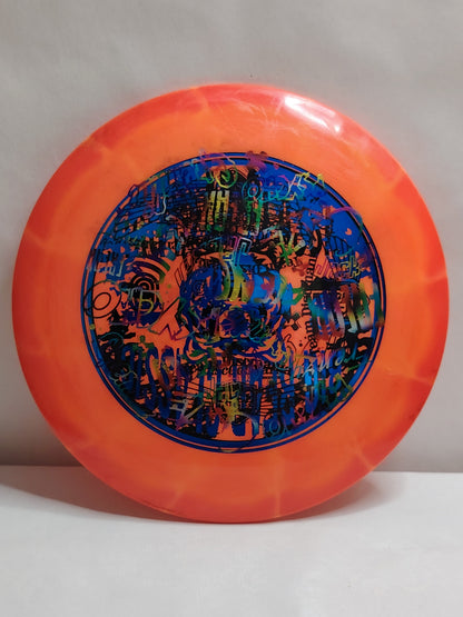 Discmania Lux Vapor Essence – Misprint – Oranssi/Punainen, 174 g, Kunto: A-