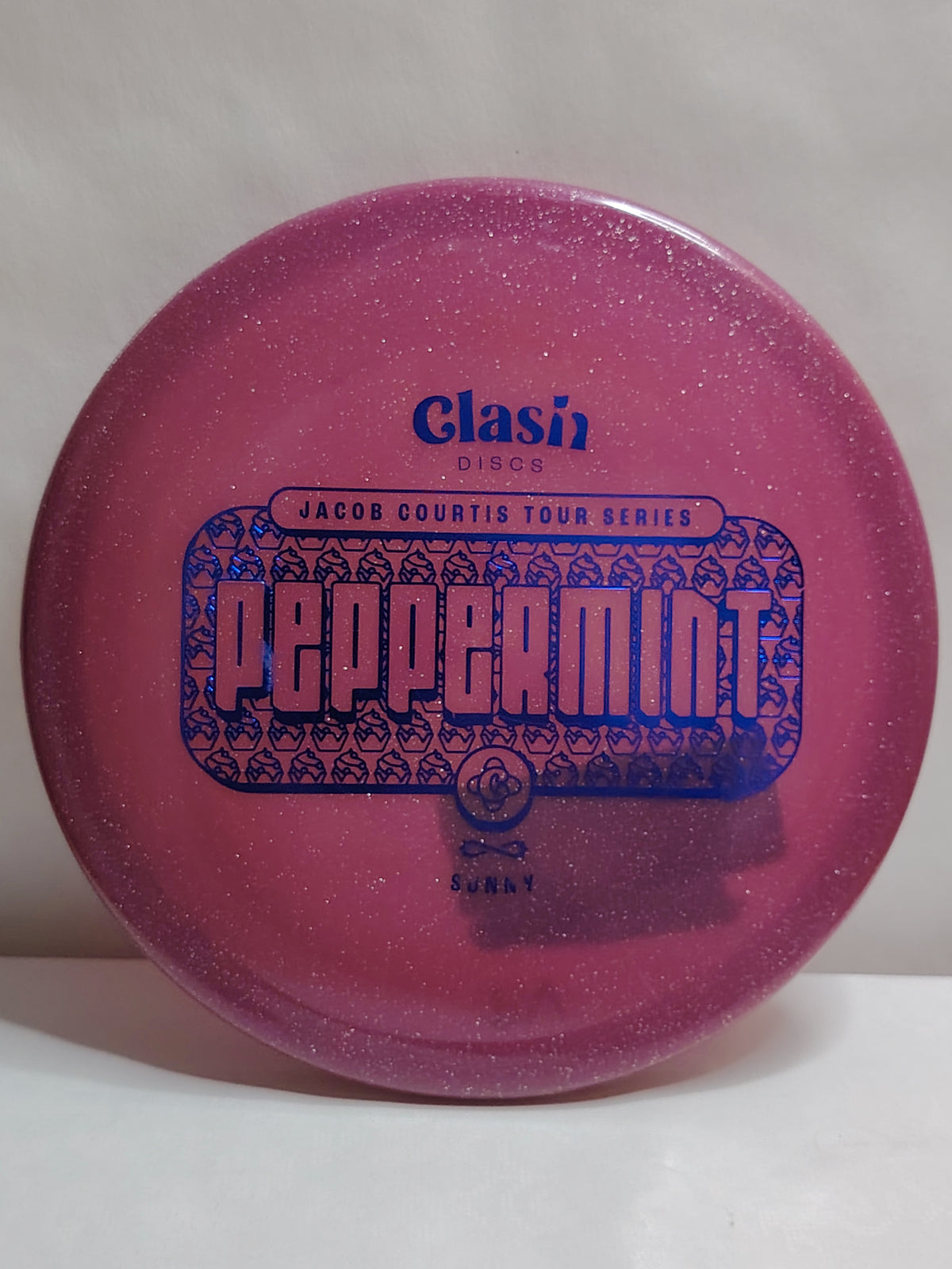 Clash Discs Sunny Peppermint – Jacob Courtis Tour Series – Liila, noin 177 g, Kunto: A-