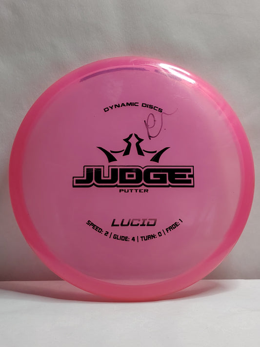 Dynamic Discs Lucid Judge – Pinkki, 174 g, Kunto: B+