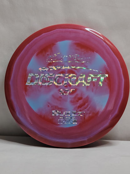 Discraft ESP Buzzz – Paul McBeth 6x – Red, 175 g, Unused