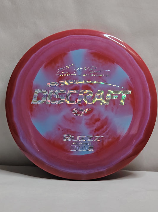Discraft ESP Buzzz – Paul McBeth 6x – Punainen, 175 g, Käyttämätön