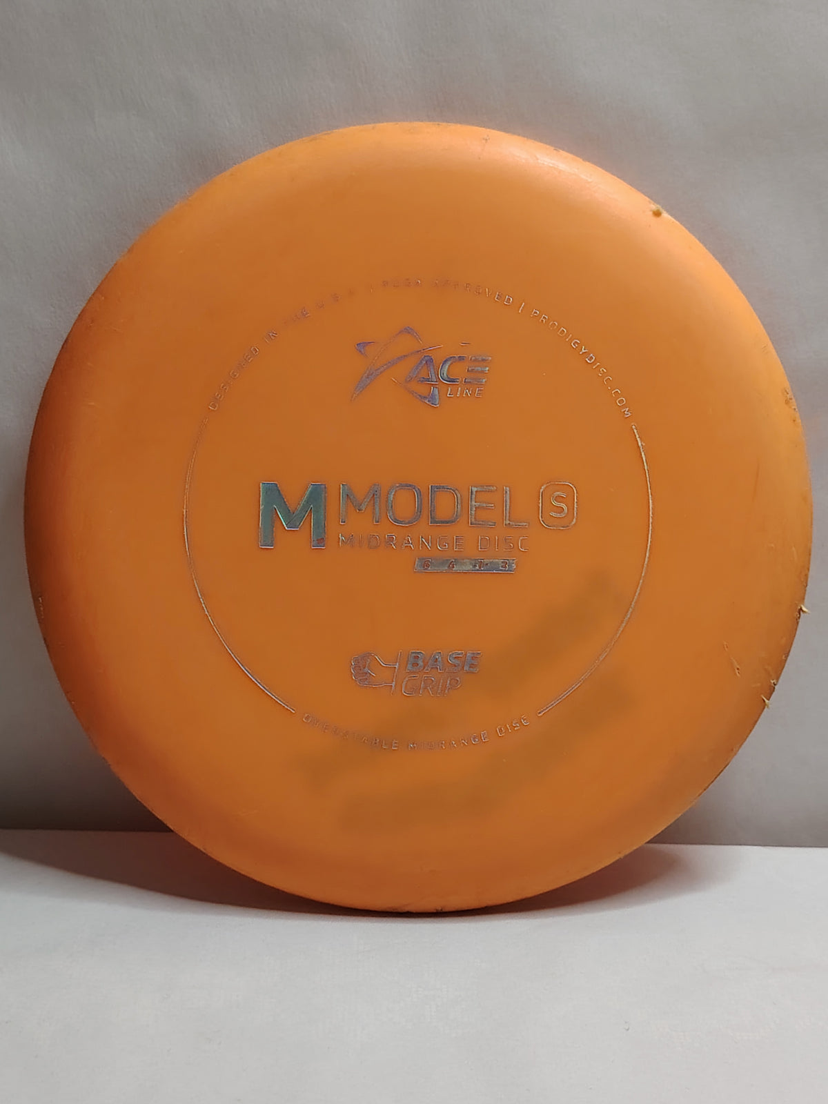 Prodigy BaseGrip M Model S – Oranssi, 150 g, Kunto: B-