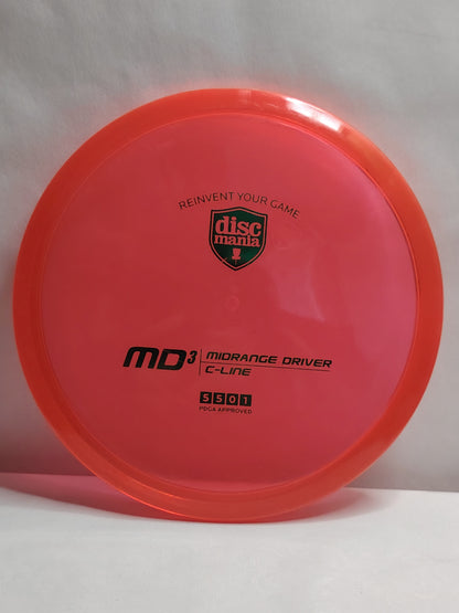 Discmania C-Line MD3 – Punainen, 175 g, Kunto: A-