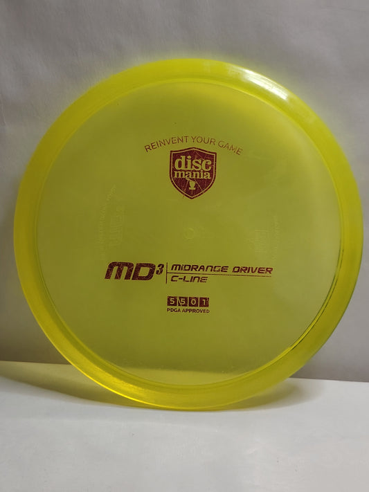 Discmania C-Line MD3 – Keltainen, 178 g, Kunto: B+