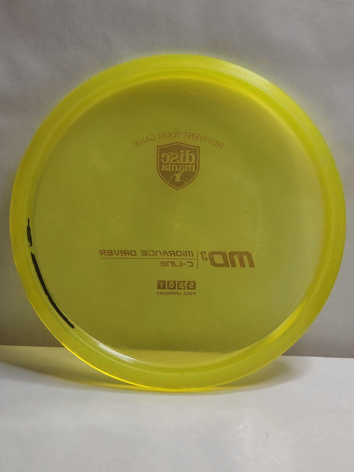 Discmania C-Line MD3 – Keltainen, 178 g, Kunto: B+