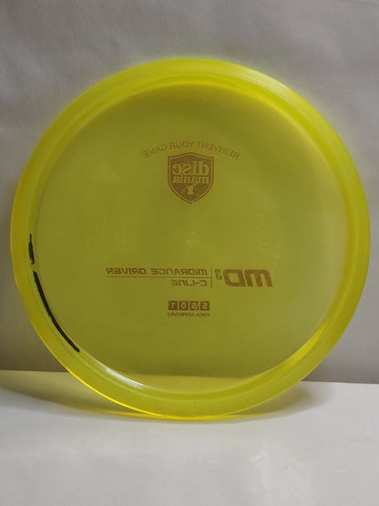 Discmania C-Line MD3 – Keltainen, 178 g, Kunto: B+