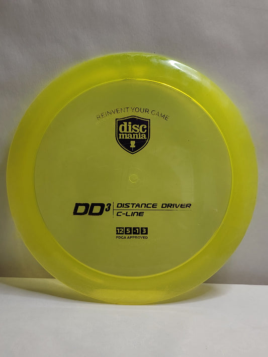Discmania C-Line DD3 – Keltainen, 175 g, Kunto: B+