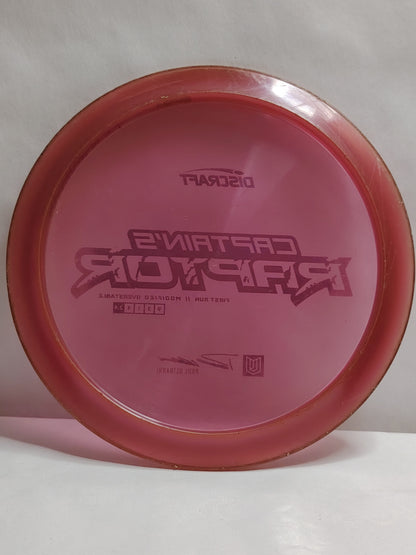Discraft Z Captain’s Raptor – First Run – Paul Ulibarri Tour Series – Red, approx. 173 g, Condition: B