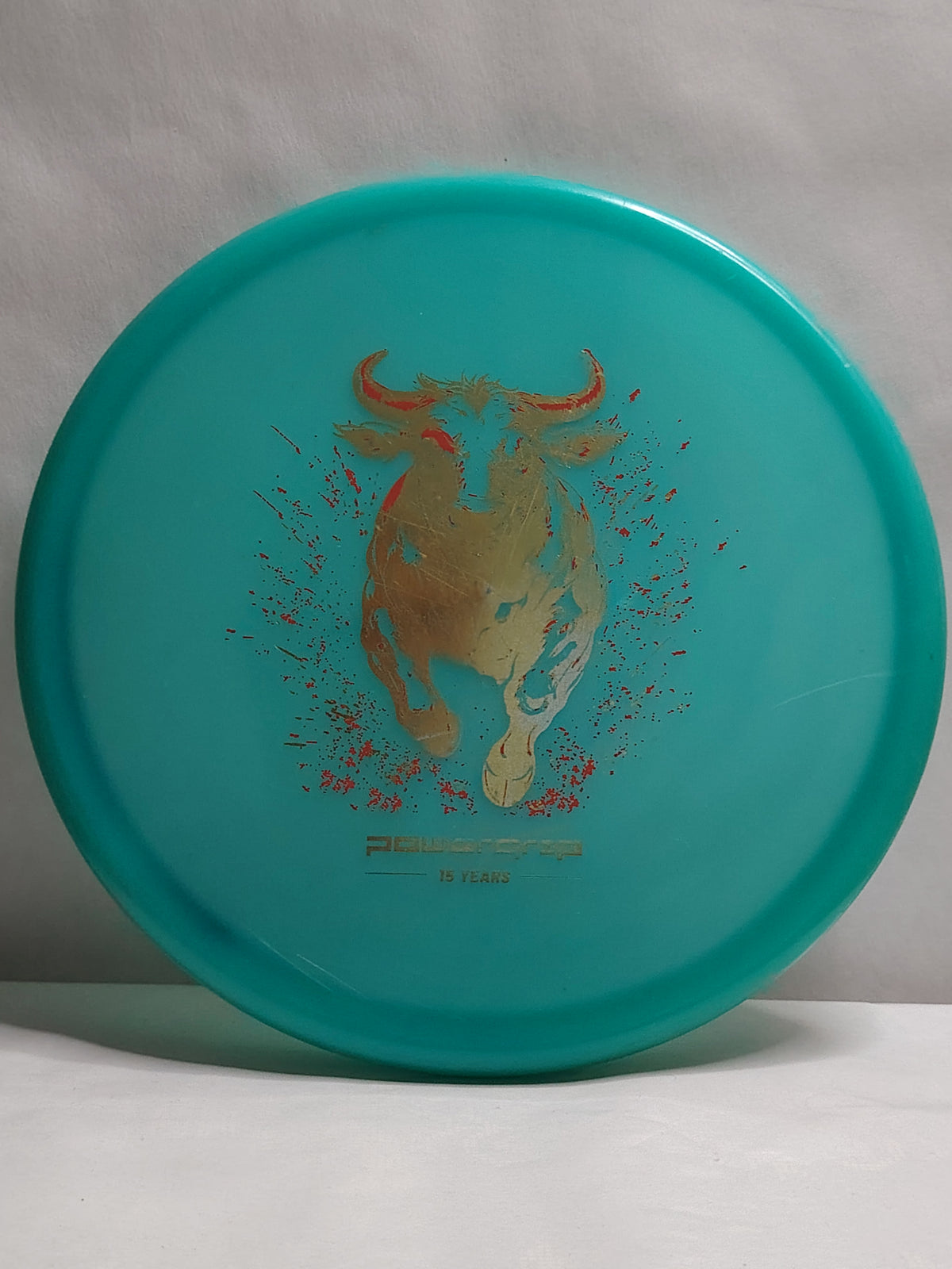 Innova Classic Color Glow Champion Toro – Powergrip 15th Anniversary – Blue, 173–175 g, Condition: B+/A-