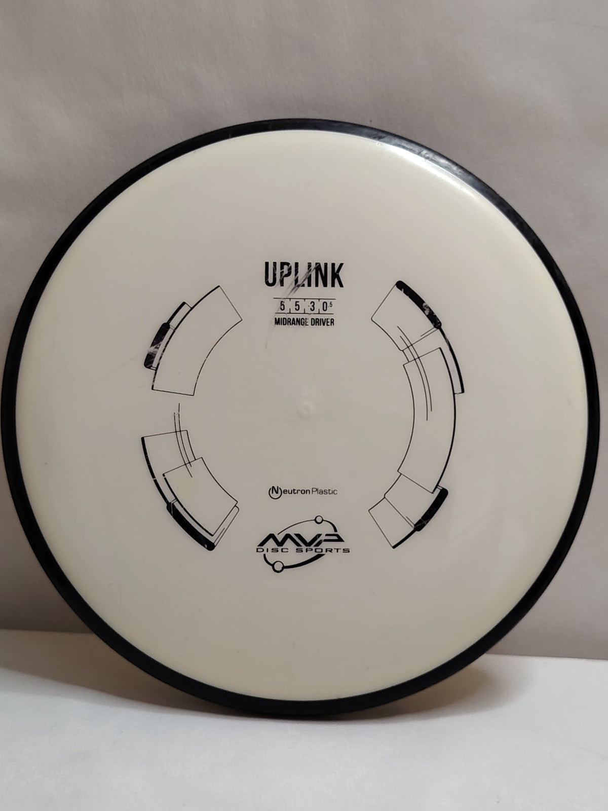 MVP Disc Sports Neutron Uplink – Valkoinen, noin 177 g, Kunto: B+