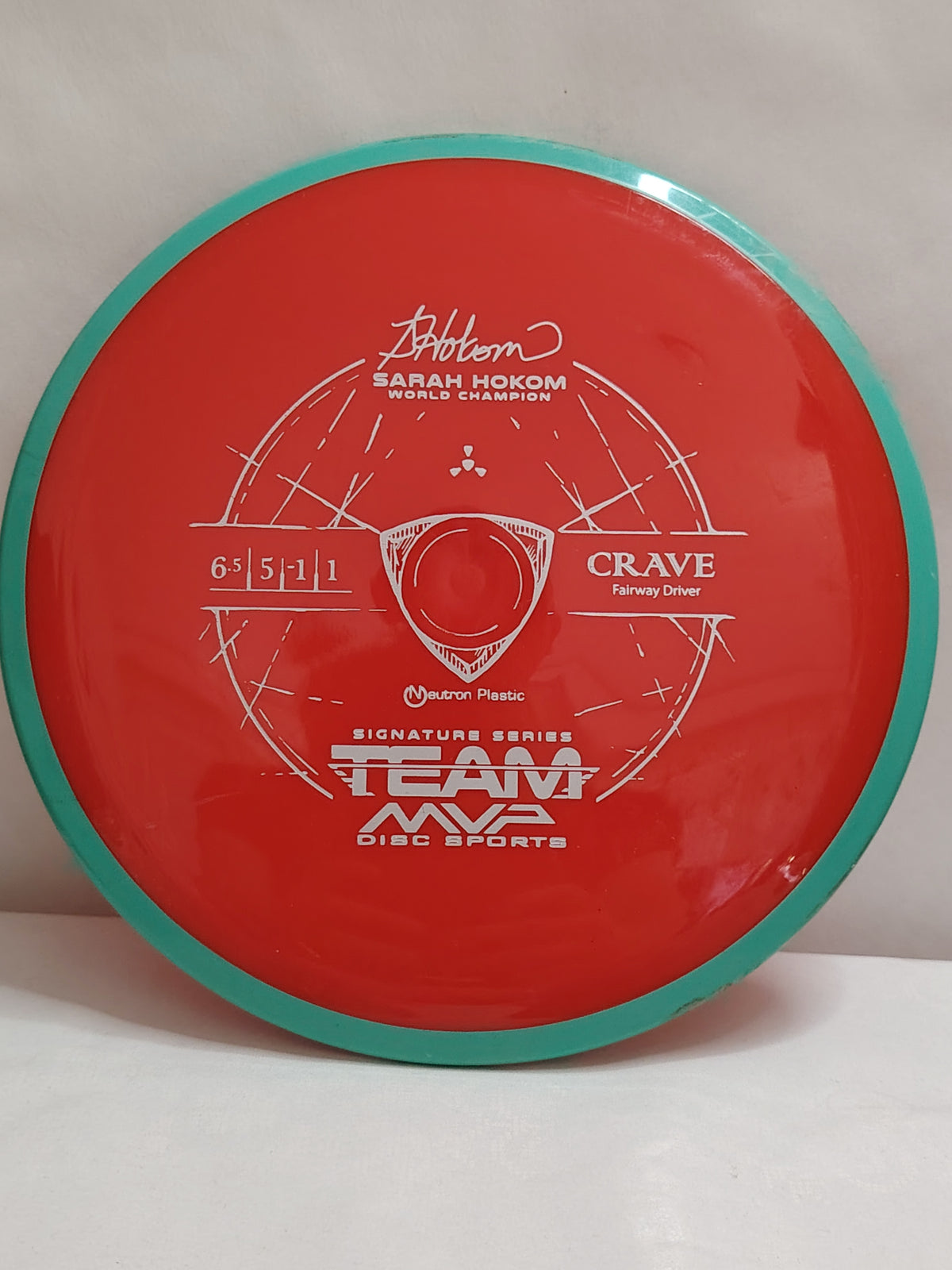 Axiom Discs Neutron Crave – Sarah Hokom – Punainen, 174 g, Kunto: B+/A-