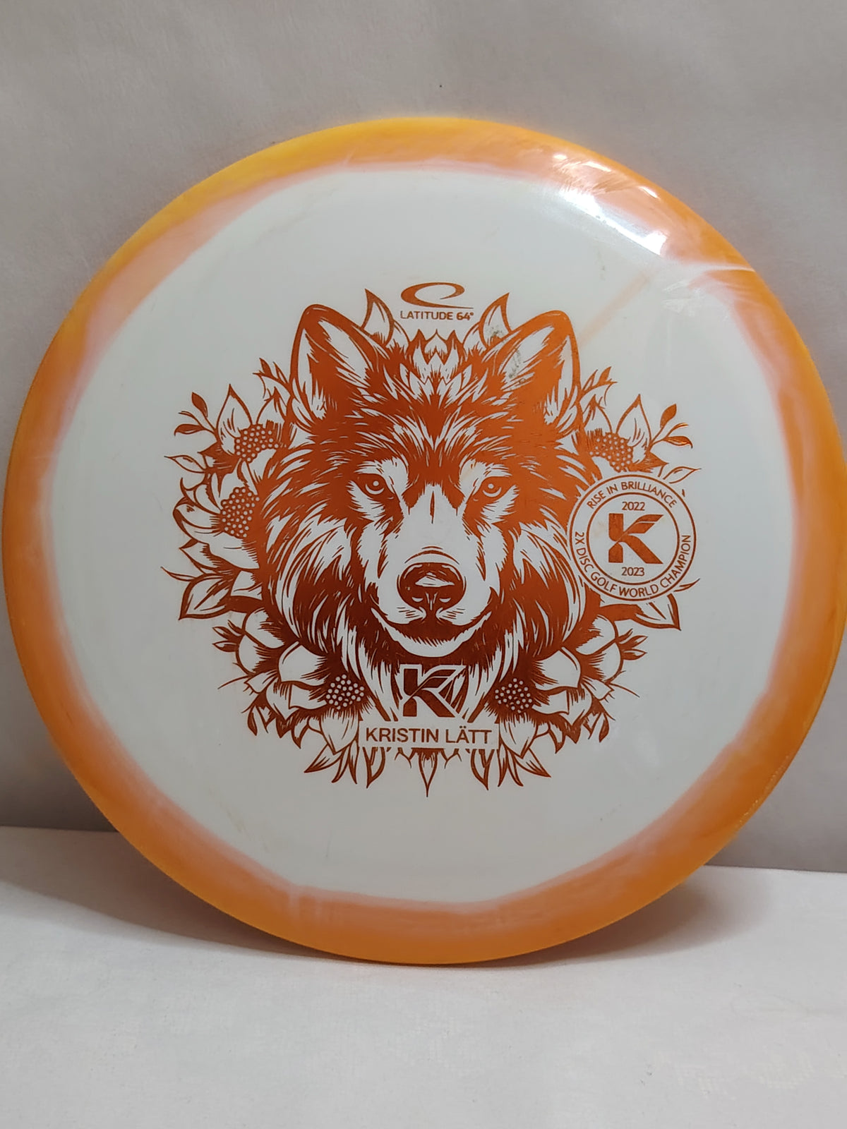 Latitude 64 Kristin Tattar Grand Orbit Grace – 2025 Team Series – Orange, 174 g, Condition: B+/A-
