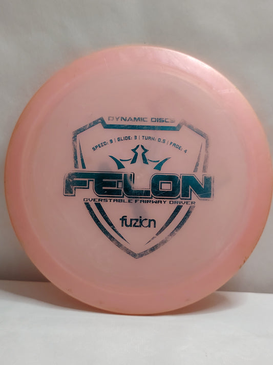 Dynamic Discs Fuzion Felon – Pinkki, 174 g, Kunto: B