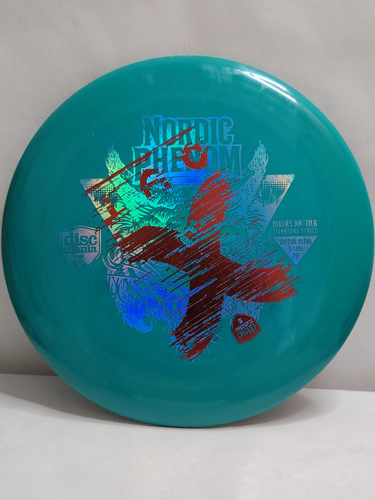 Discmania Nordic Phenom – S-Line PD X-Out – Vihreä, 175 g, Kunto: B+/A-