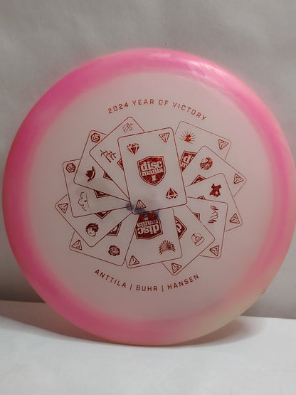 Discmania Color Glow Horizon PD – 2024 Year of Victory – Pinkki, 173 g, Kunto: B+