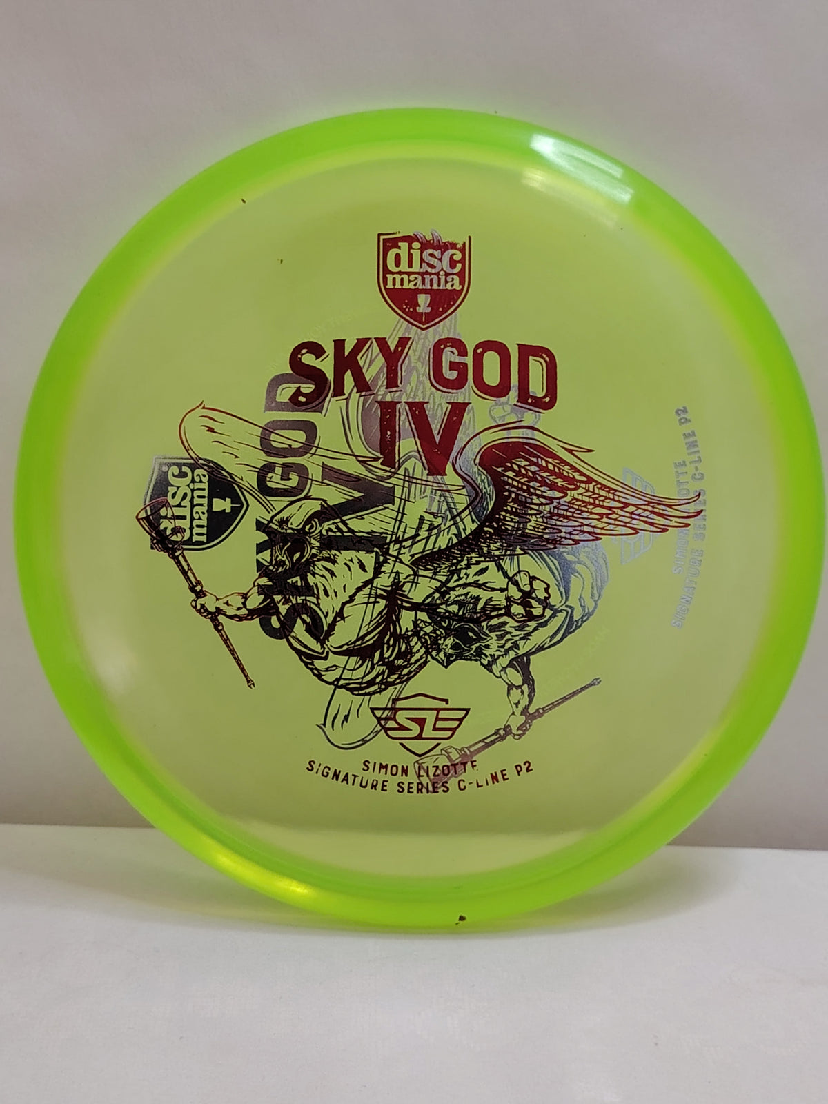 Discmania Sky God IV Misprint – Simon Lizotte Signature Series – Vihreä, 176 g, Kunto: Käyttämätön