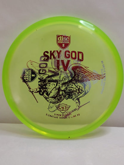 Discmania Sky God IV Misprint – Simon Lizotte Signature Series – Vihreä, 176 g, Kunto: Käyttämätön