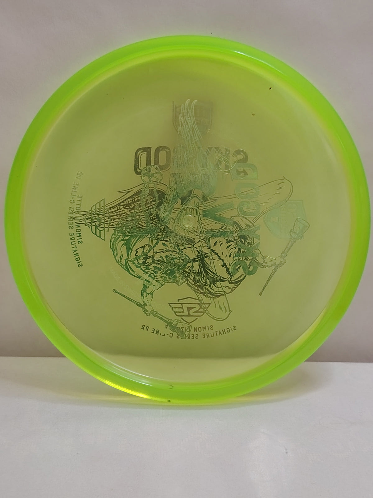 Discmania Sky God IV Misprint – Simon Lizotte Signature Series – Vihreä, 176 g, Kunto: Käyttämätön