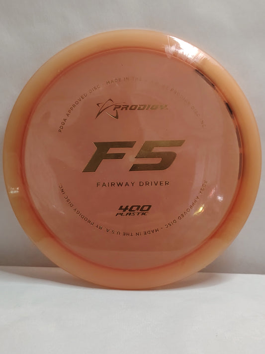 Prodigy F5 400 Plastic – Oranssi, noin 175 g, Kunto: B+