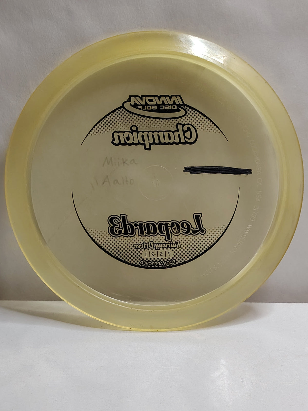 Innova Champion Leopard3 – Läpinäkyvä, noin 173 g, Kunto: B+