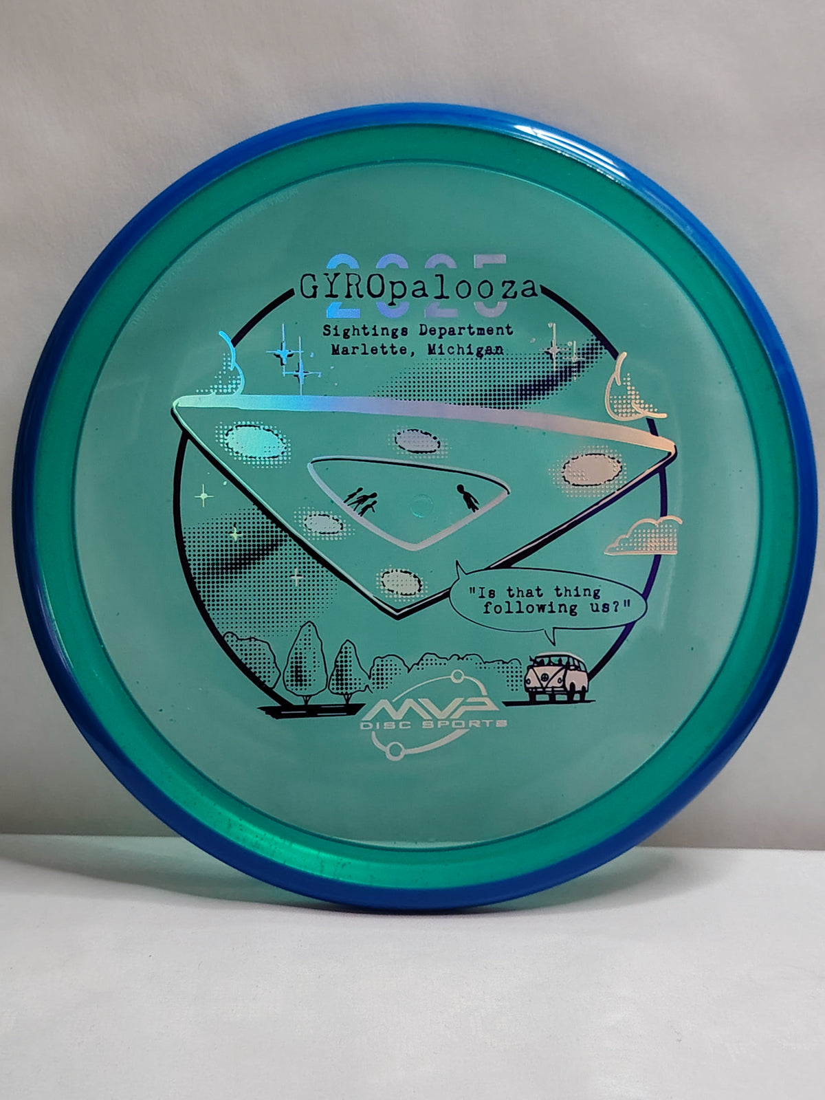 Axiom Discs Pyro – Particle Glow Proton, Gyropalooza 2025 Edition, sininen, 176 g, Kunto: Käyttämätön