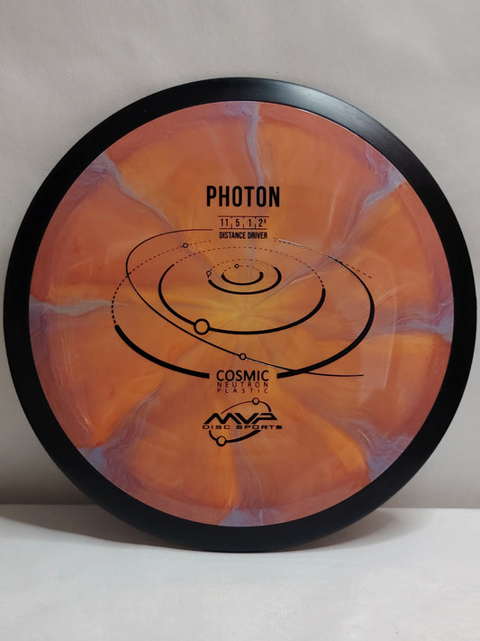 MVP Discs Photon – Cosmic Neutron, oranssi/liila, 174 g, Kunto: A-